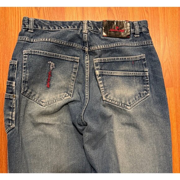 Fubu The Collection Circa XCII Jean Men 34x34 Baggy Hip Hop Pockets Fade Y2K - Picture 1 of 9